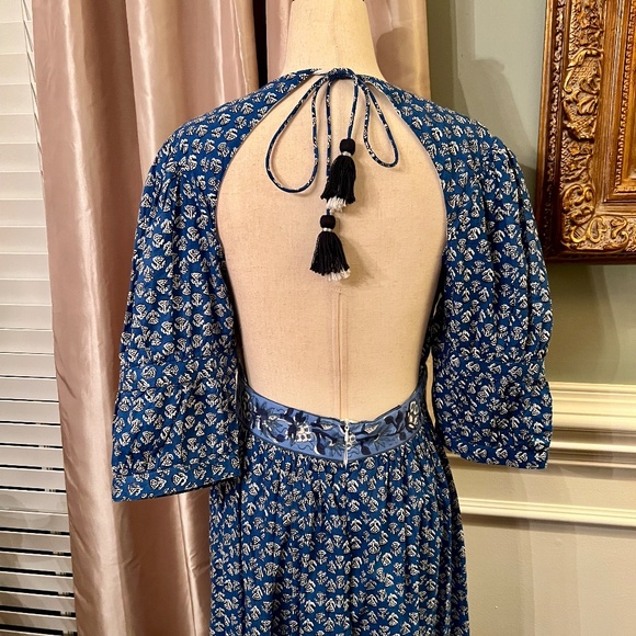 NWOT Madison Mathews Perrin Open Back Maxi Dress Size MEDIUM - Picture 5 of 5